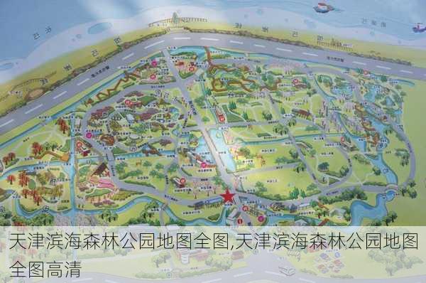 天津滨海森林公园地图全图,天津滨海森林公园地图全图高清